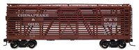 Atlas 0606-1 CHESAPEAKE & OHIO 40' Stock Car TRAINMAN 3rl O Scale NEW