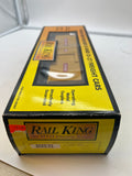 MTH Railking 30-74141 Union Pacific 34' Woodsided Box Car - 19th Century #85150. O SCALE Like New