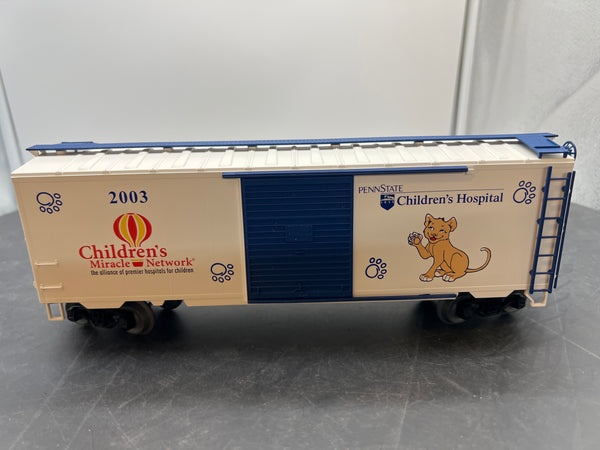 Weaver Children's Hospital 2003 Penn State Miracle Network Boxcar 43 of 300 Rare Limited O Scale NEW