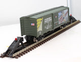 Menards 279-3842 NOSE ART WWII Boxcar USAXX #9770 O Scale  Like New
