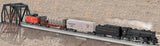 Lionel 6-30018 Pennsylvania Flyer  Set O SCALE (7 stakes are missing from flat car) Used Damaged Box