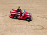 Hallmark 1993 North Pole Fire Truck, Miniature Ornament Like New