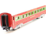 MTH Railking 30-68134 Christmas 60' Streamlined Coach Car w/LED Lights O SCALE Like New