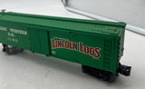 Lionel 6-26192 LINCOLN LOGS BOXCAR O Scale Used Excellent No Box