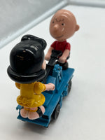 Lionel 6-18413 Charlie Brown and Lucy Peanuts operating hand car O SCALE Used Broken as is