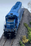 Athearn 4404 Conrail SD40 Locomotive HO SCALE kadee couplers Used Excellent