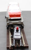 MTH RailKing 30-7610 Flat Car with '57 Chevys O SCALE Like New