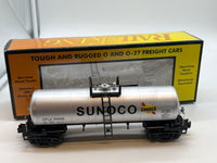 MTH Railking 30-73392 Sunoco RailKing Modern Tank Car O SCALE Like New