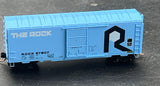 Micro Trains 73020 ROCK ISLAND BLUE 40' SINGLE DOOR BOXCAR N SCALE Like New