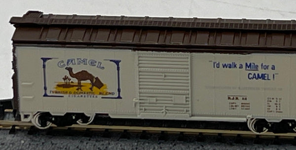 Con-Cor 1003X Camel Cigarettes 40 ft Single Door Steel Boxcar N Scale  Like New