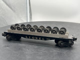 Lionel Postwar 6262 Flatcar with Wheels O SCALE Used Excellent No Box