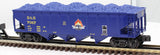 K-Line K623-1453 Delaware & Hudson Die-Cast 4-Bay Hopper 7607 O SCALE NEW