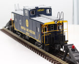 Atlas 6654-1 NORFOLK & WESTERN Standard Cupola Caboose Blue/Yellow/Silver O Scale NEW