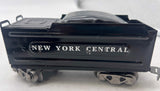 Marx tin Black steam locomotive New York central O SCALE Used Excellent No Box as is