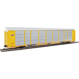 Walthers 920-101417 CHICAGO & NORTH WESTERN CNW 89ft Thrall Tri-Level Autorack Proto ETTX Flat #701338 HO Scale NEW