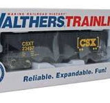 Walthers Trainline 931-1425 CSX Offset 4-Bay Open Hopper 23497 HO SCALE Like New
