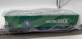 MTH Railking 30-7043c Rolling Rock Beer latrobe PA 4-Bay hopper w/ ice load O SCALE Like New