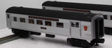 MTH 30-6073 PENNSYLVANIA O-27 Streamlined Combo/Diner Set RailKing O Scale Used Excellent