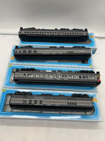 IHC 49491, 49492, 49494, 49495 NEW YORK CENTRAL NYC PASSENGER CAR SET 4 HEAVYWEIGHT CARS HO SCALE  Like New