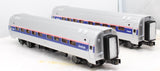 MTH Railking 30-6521 Amtrak 2-Car O-31 Amfleet Coach Set O SCALE Like New