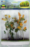JTT 95624 Wood's Edge Trees Fall Mixed 4" to 5.5" 5 pieces  NEW