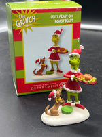Dept 56 4028030 Grinch Let's Feast on Roast Beast  Like New rare limited