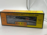 MTH Railking 30-7059c Gulf  Oil Company Pittsburgh PA Tank Car  (black/ orange) O SCALE NEW