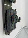 MTH Premier 20-95426 U.S. Army O Scale Premier 60' Flat Car w/(2) Bradley Fighting Vehicles Like New