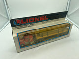 Lionel 6-12819 O gauge inland steel flatbed tractor trailer with stakes O SCALE NEW