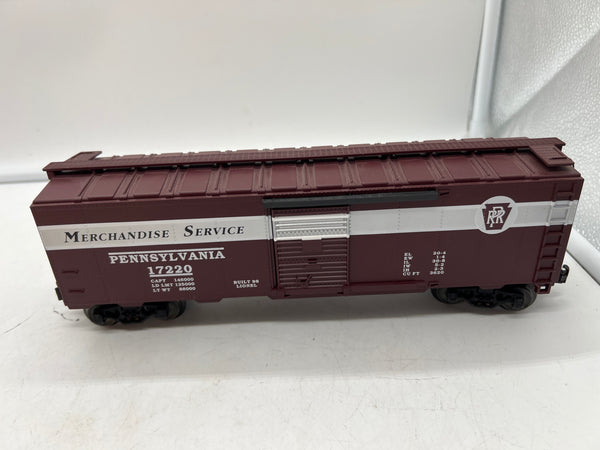 Lionel 6-17220 Pennsylvania Railroad PRR merchandise boxcar O scale Used Excellent