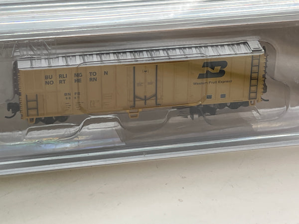 Bachmann 17951 BURLINGTON NORTHERN BN 50' STEEL REEFER N SCALE NEW