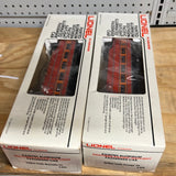 Lionel 6-9589, 9590, 9591, 9593 Southern Pacific Daylight Painted Aluminum Passenger Car Set (Set of 4) o-scale