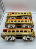 Lionel Classics 6-13412 Standard Gauge Tinplate Passenger Car set (3 cars) STD GAUGE Like New