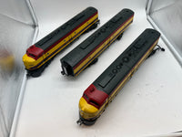MTH Premier 20-2207-1 Kansas City Southern E-8 ABA Diesel Engine Set - KCS. Cab 26 & 28 With ProtoSound, BCR. O SCALE Like New