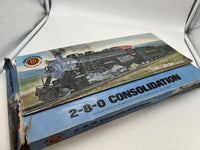 Bachmann 41-532-10 Set of 2 Locomotives-- Reading 2-8-0 Consolidation & ATSF switcher HO SCALE Like New Damaged Box