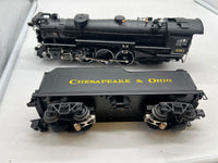 Lionel 6-11128 C&O F-19 SCALE 4-6-2 PACIFIC #490 (TMCC) Steam Locomotive O SCALE Like New