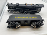 Lionel 6-11128 C&O F-19 SCALE 4-6-2 PACIFIC #490 (TMCC) Steam Locomotive O SCALE Like New