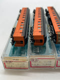 Rivarossi 9130 Milwaukee Road 4-6-2 Pacific Steam locomotive and 4 Cars: 9548 diner; 9548 diner; 9547 observation; 9562 coach N Scale as is  Used Excellent