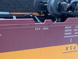 MTH Premier 20-93717 Pullman Standard Box Car #PSX 1. O SCALE Used AS IS Broken