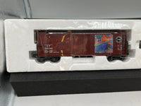 K-Line k672-7488 Southern Pacific Lines Apache Trail Historical Art Woodside Reefer O SCALE NEW