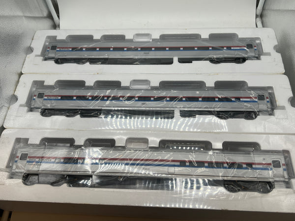 Atlas 6212 Amtrak  Phs 3 Horizon Passenger Car 3RL 3-Pack O SCALE NEW