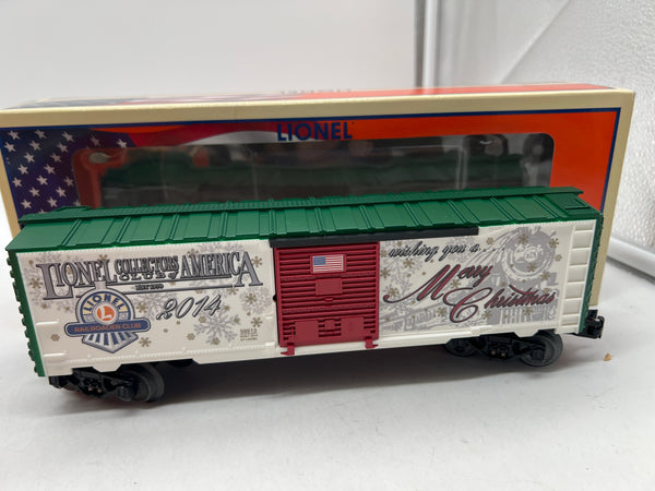 Lionel LCCA/LRRC 6-58613 Christmas Box Car 2014 O SCALE NEW