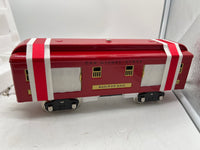 Lionel CLASSICS 6-13400 323 RED BAGGAGE CAR TINPLATE STANDARD GAUGE NEW