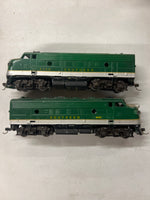 LifeLike Trains 08693 F-7 Set Southern Railroad Powered HO SCALE Good