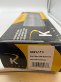 K-Line k691-1511  Erie #7222 Flatcar w/ Bulkheads & Linde Tank Load O SCALE NEW