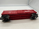 Lionel 6-19555 SWIFT 40' WOOD-SIDED STD O REEFER - RED #5839 O SCALE Like New