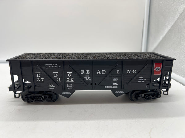 WEAVER WV37352 READING 2  BAY COMPOSITE HOPPER 3 RAIL TCA MEMORIES GROUP O SCALE Like New