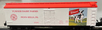 Brady's Train Outlet Custom Run Lionel 2426950 Turner Dairy Milk Car #15235  2 sided O scale Limited