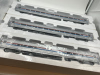 Atlas 6212 Amtrak  Phs 3 Horizon Passenger Car 3RL 3-Pack O SCALE NEW