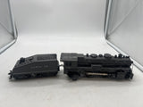 MARX TRAIN 666 1666 Locomotive and tender gray santa fe O SCALE Used Excellent No Boxas is